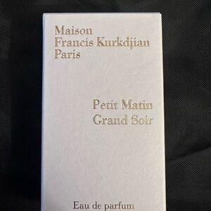 Maison Francis Kurkdjian Perfume Box with Gold and Black Accents